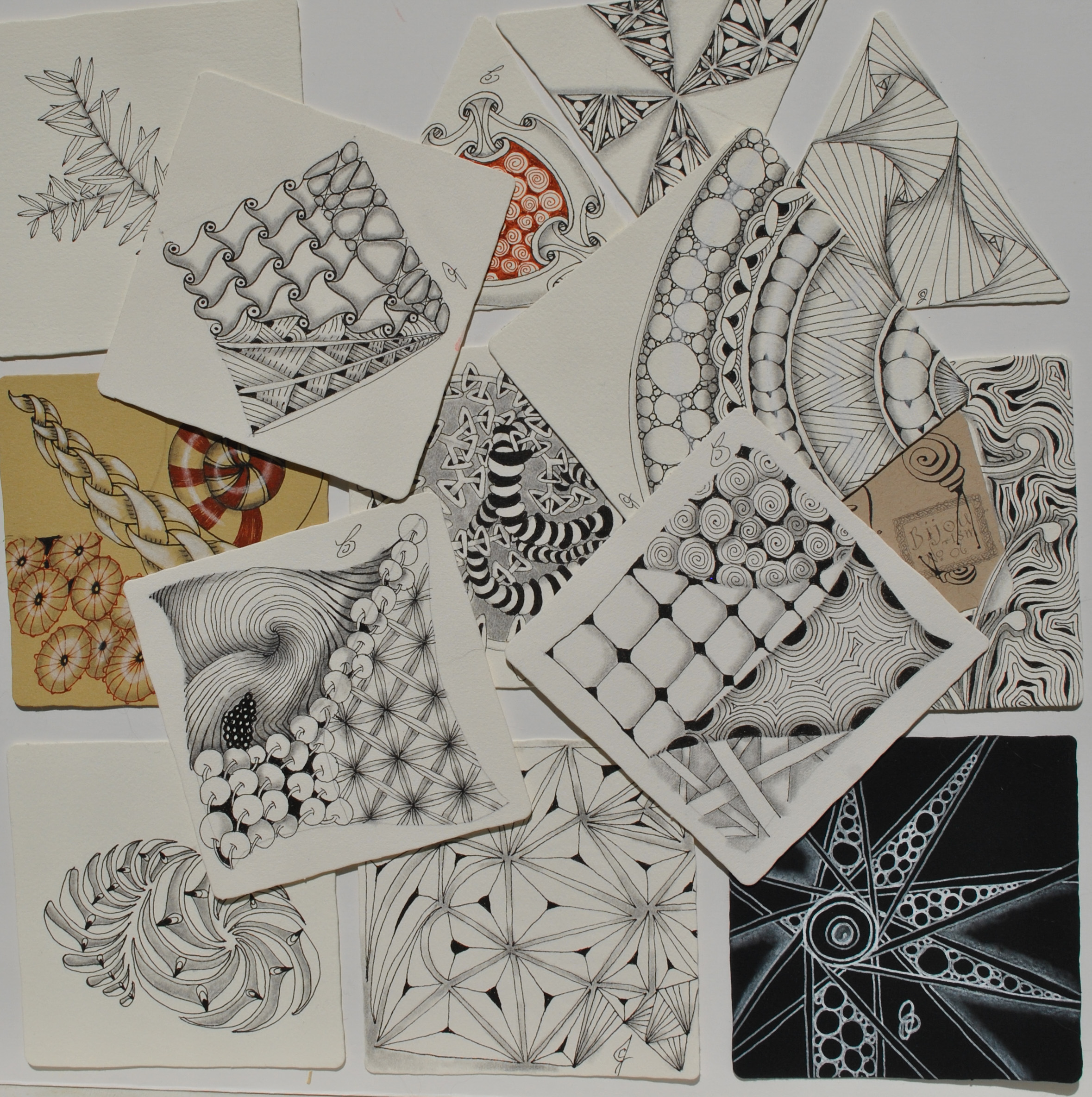 intro to zentangle tiles
