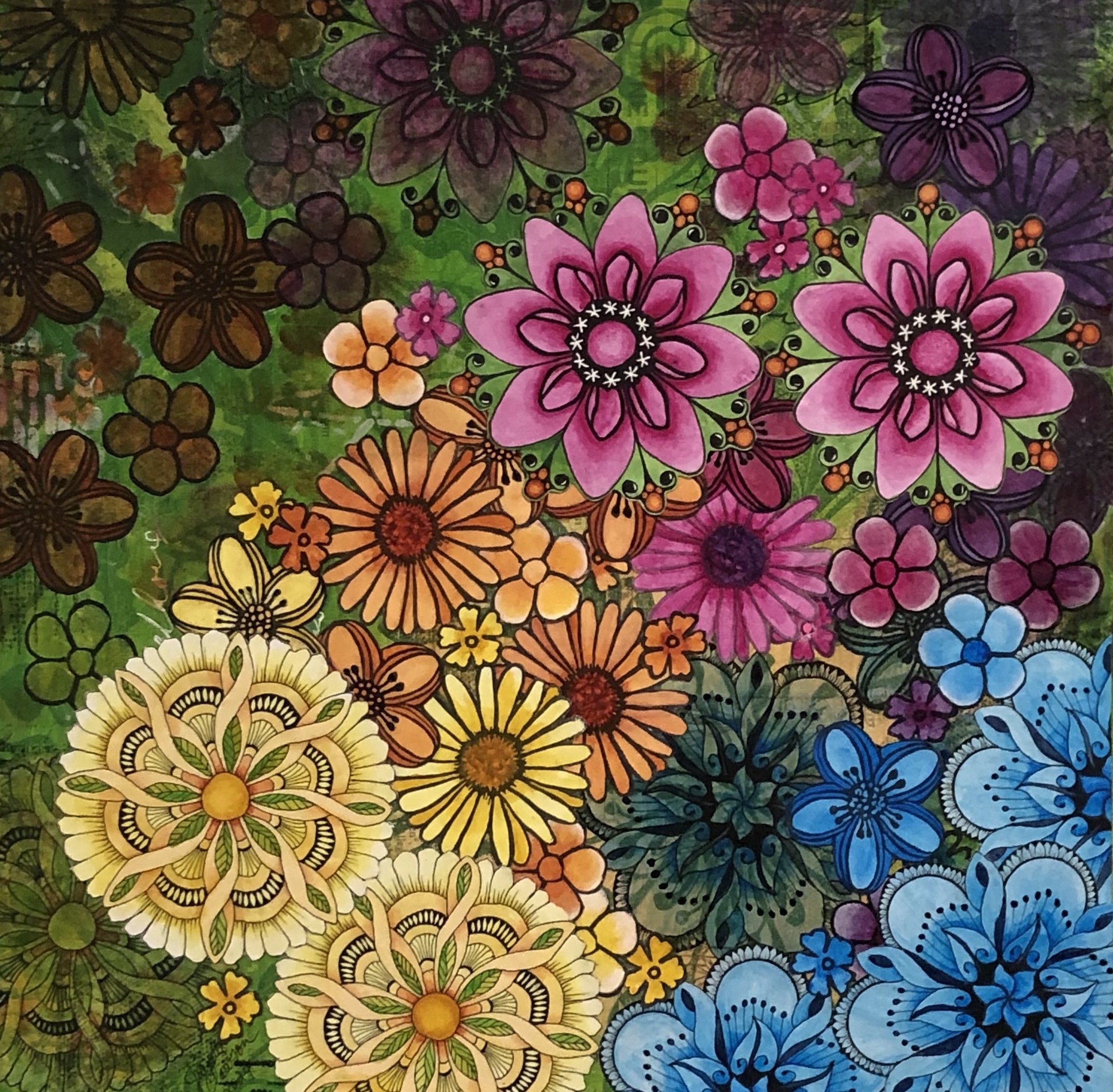 floral art | Jeanette Clawson Art